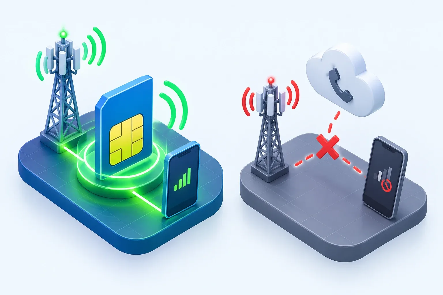 تفاوت شماره مجازی VOIP و غیر VOIP برای اپل